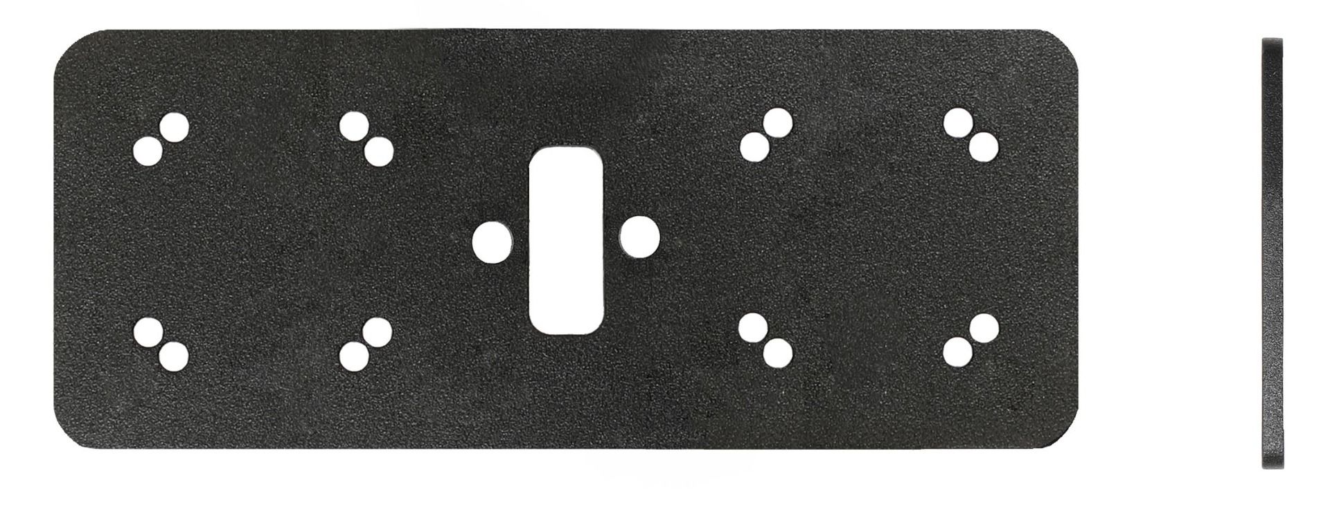 Brodit Dual mounting plate for cable routing