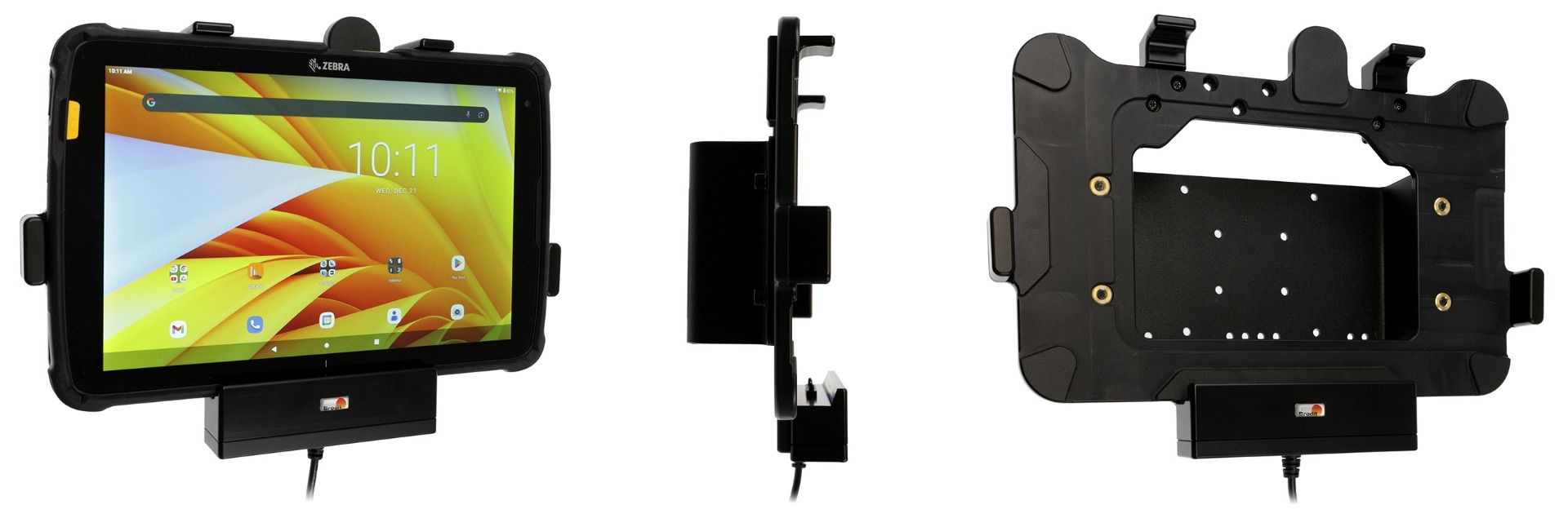 Brodit active holder MUC Zebra ET40/45 10" boot/exp.pack