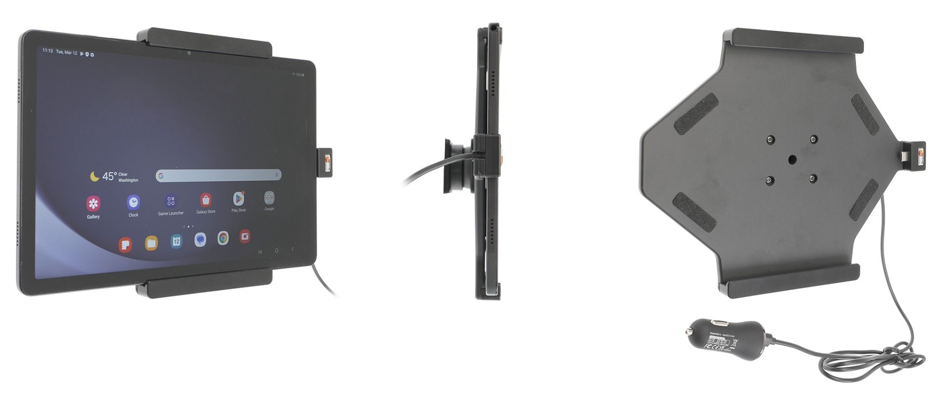 Brodit houder/lader Samsung Tab A9+/ A11+ USB sig. plug